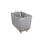 Steele Canvas Basket 10 BU Permanent Truck Blue Vinyl w/Grey Vinyl - 3in Casters 9210VBLUVGRYW3 - alternate 4